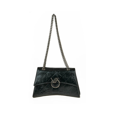 Verde Γυναικεία Τσάντα Ώμου 16-7425 Μαύρο